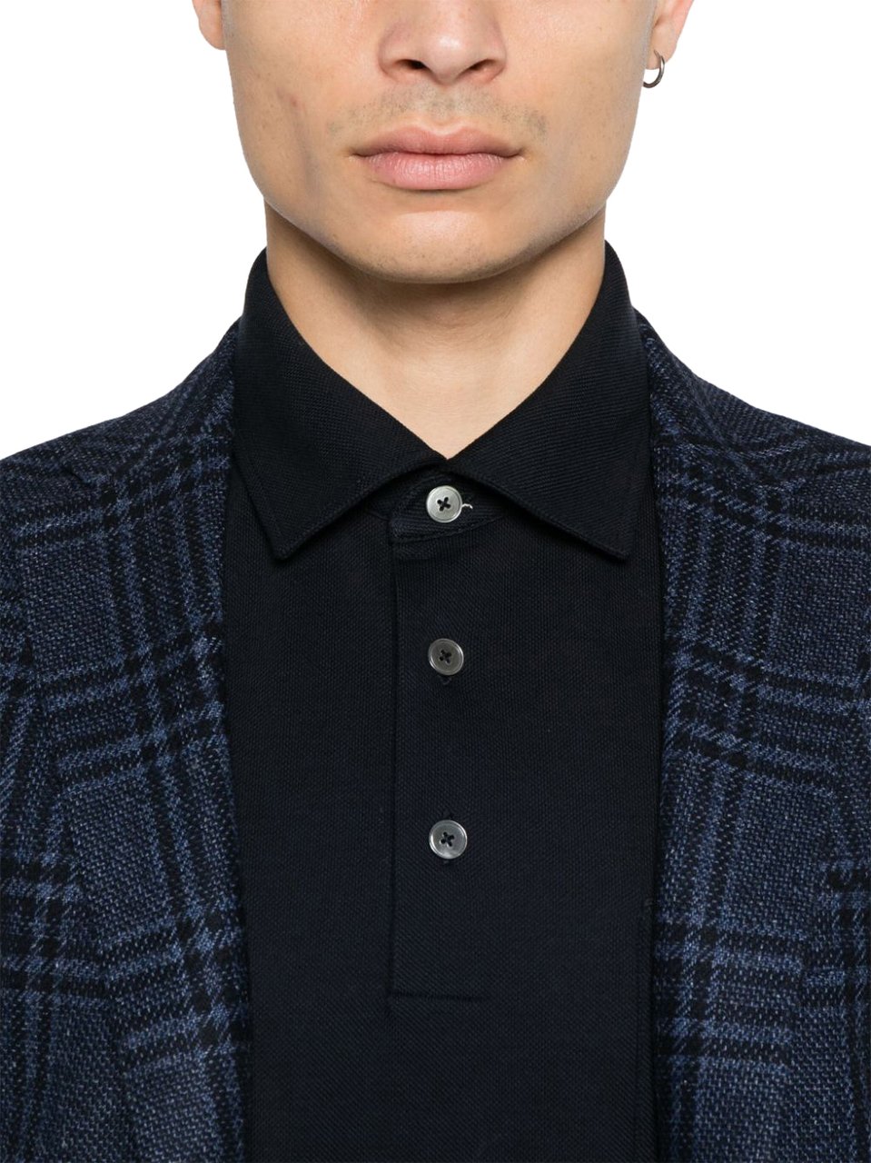 Ermenegildo Zegna T-Shirts And Polos Blue Blauw