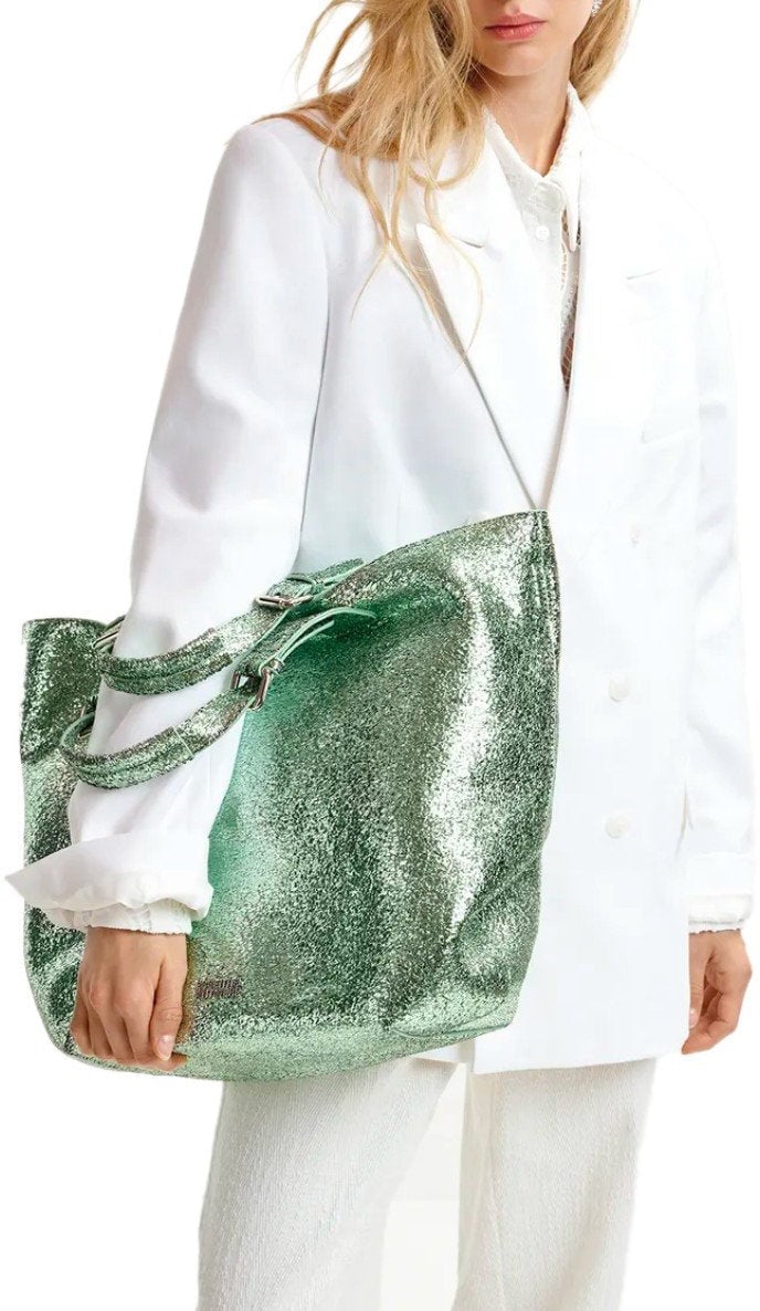 Essentiel Antwerp ESSENTIEL ANTWERP HOLLOW PINSTRIPED DOUBLE-BREASTED JACKET Wit