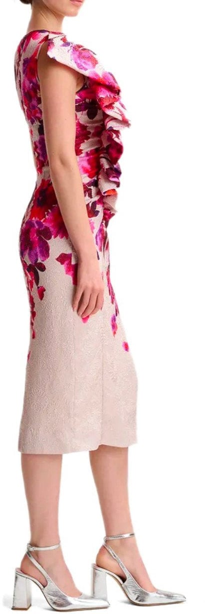 Essentiel Antwerp ESSENTIEL ANTWERP HAYLEIGH MIDI DRESS Roze
