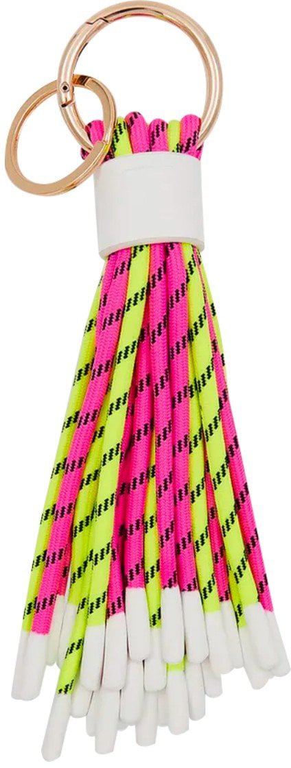 Essentiel Antwerp ESSENTIEL ANTWERP HUNFAIR FUCHSIA AND YELLOW KEYCHAIN Roze