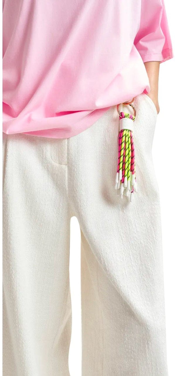 Essentiel Antwerp ESSENTIEL ANTWERP HUNFAIR FUCHSIA AND YELLOW KEYCHAIN Roze