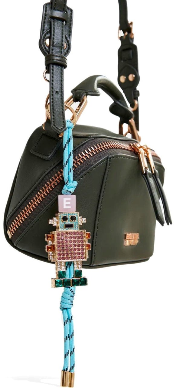 Essentiel Antwerp ESSENTIEL ANTWERP HOLLIVER LIGHT BLUE KEYCHAIN Lichtblauw