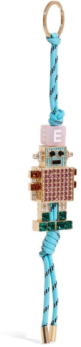 Essentiel Antwerp ESSENTIEL ANTWERP HOLLIVER LIGHT BLUE KEYCHAIN Lichtblauw