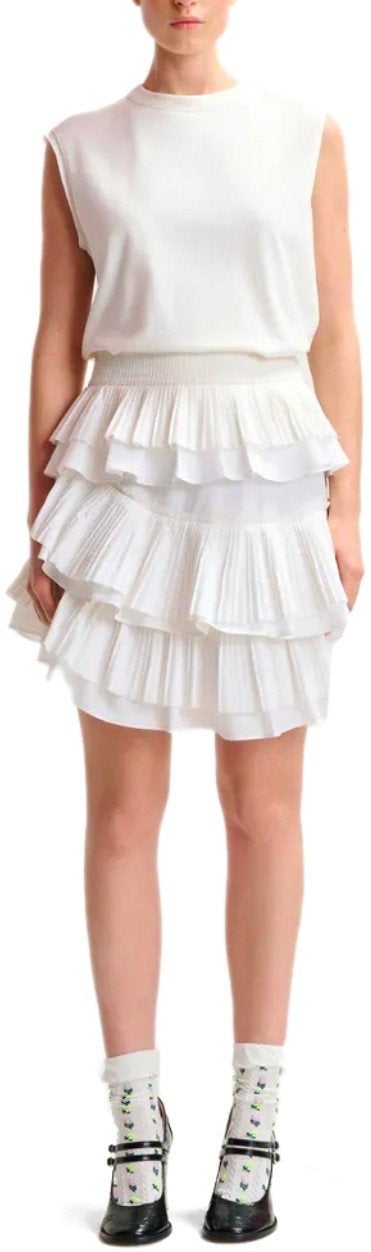 Essentiel Antwerp ESSENTIEL ANTWERP HUPAUL MINI SKIRT Wit