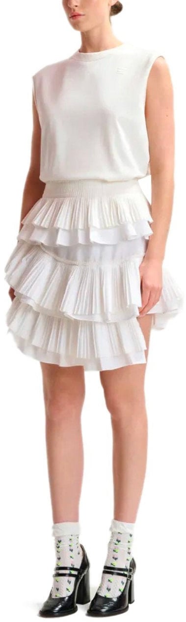 Essentiel Antwerp ESSENTIEL ANTWERP HUPAUL MINI SKIRT Wit