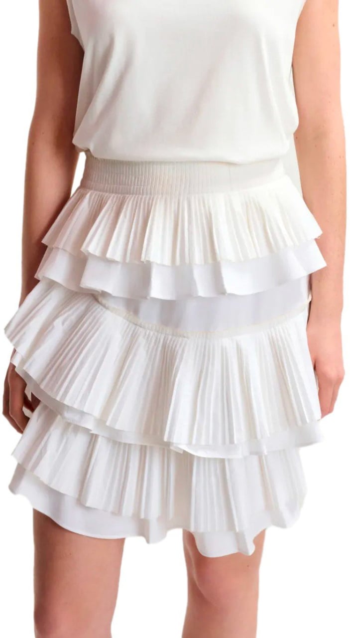 Essentiel Antwerp ESSENTIEL ANTWERP HUPAUL MINI SKIRT Wit