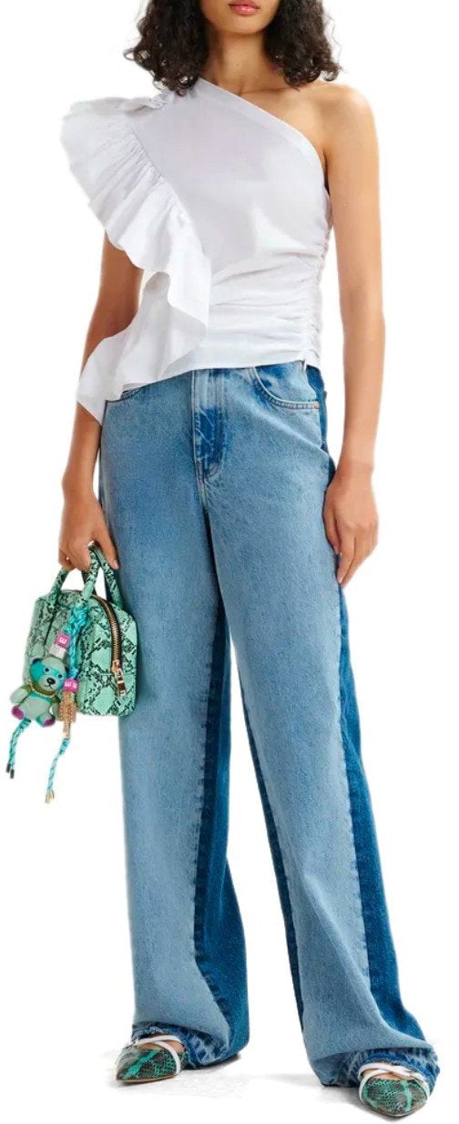 Essentiel Antwerp ESSENTIEL ANTWERP HAVEN ASYMMETRIC TOP Wit