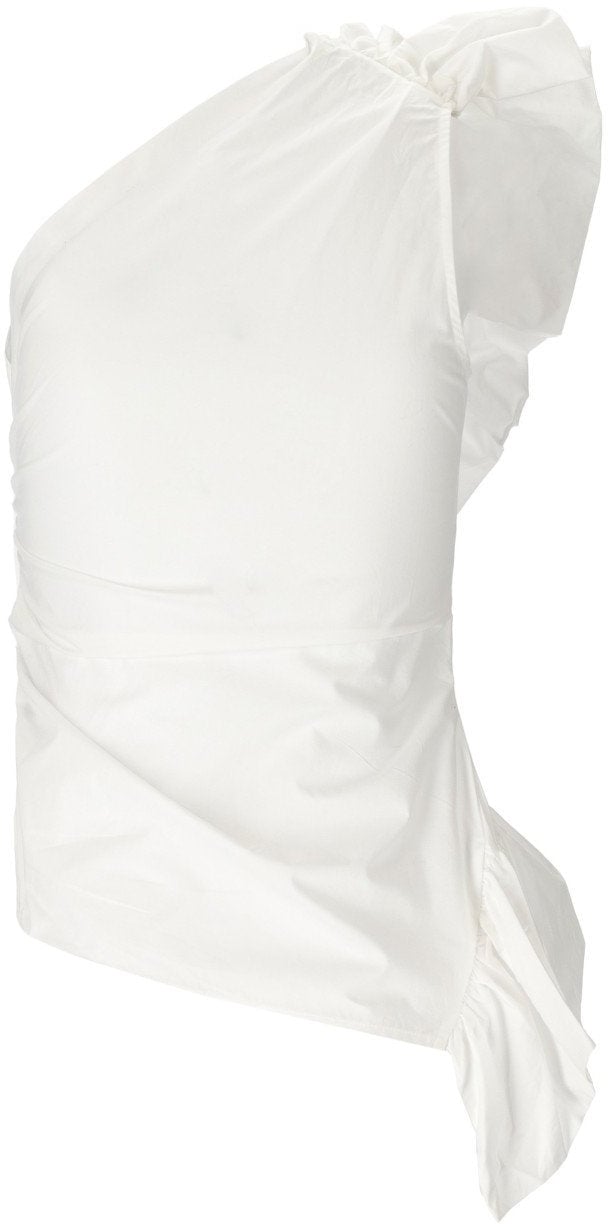 Essentiel Antwerp ESSENTIEL ANTWERP HAVEN ASYMMETRIC TOP Wit