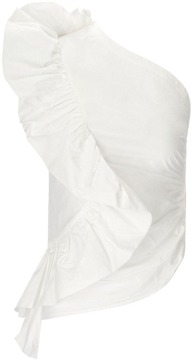 Essentiel Antwerp ESSENTIEL ANTWERP HAVEN ASYMMETRIC TOP Wit