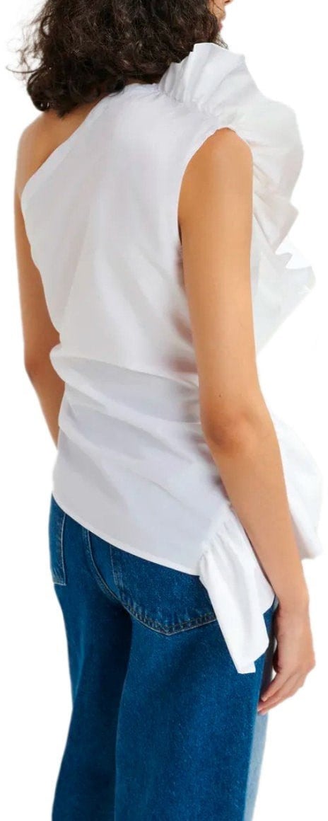 Essentiel Antwerp ESSENTIEL ANTWERP HAVEN ASYMMETRIC TOP Wit