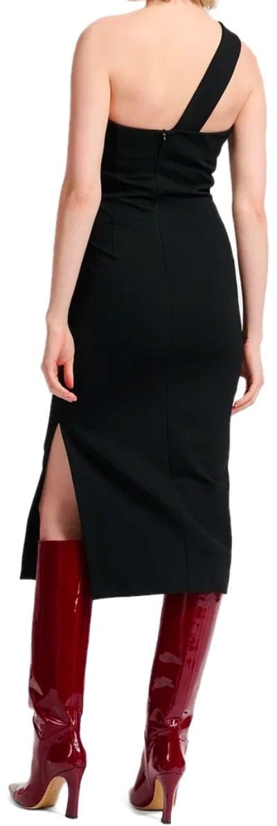 Essentiel Antwerp ESSENTIEL ANTWERP ENSUE MIDI DRESS Zwart