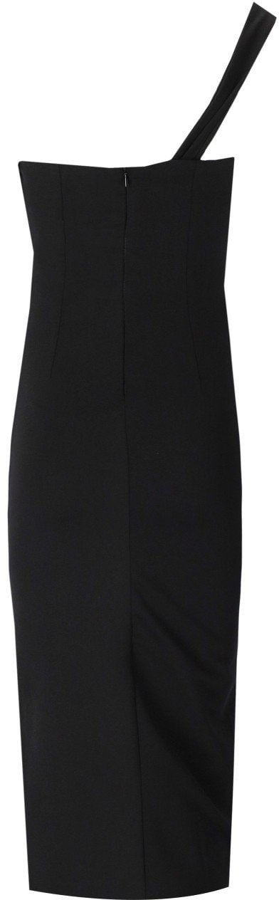 Essentiel Antwerp ESSENTIEL ANTWERP ENSUE MIDI DRESS Zwart