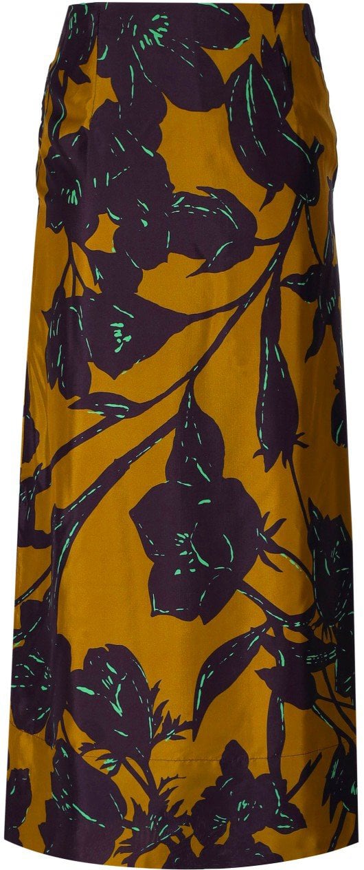 Essentiel Antwerp ESSENTIEL ANTWERP GLAVIA BRONZE SKIRT Bruin