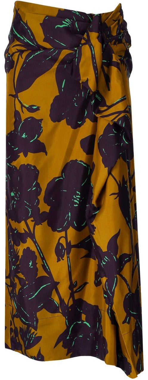 Essentiel Antwerp ESSENTIEL ANTWERP GLAVIA BRONZE SKIRT Bruin