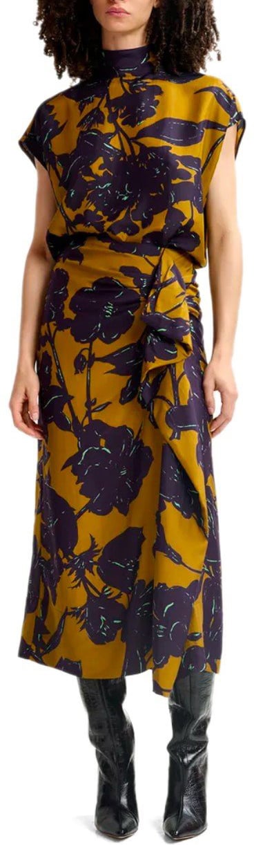 Essentiel Antwerp ESSENTIEL ANTWERP GLAVIA BRONZE SKIRT Bruin
