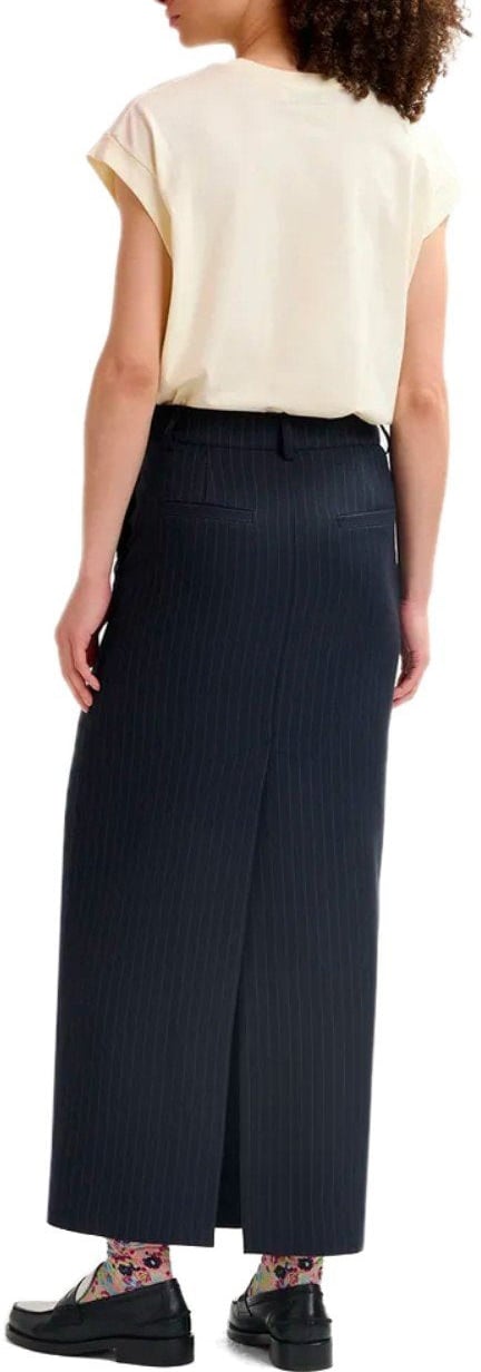 Essentiel Antwerp ESSENTIEL ANTWERP GLOSSARY NAVY MIDI SKIRT Blauw