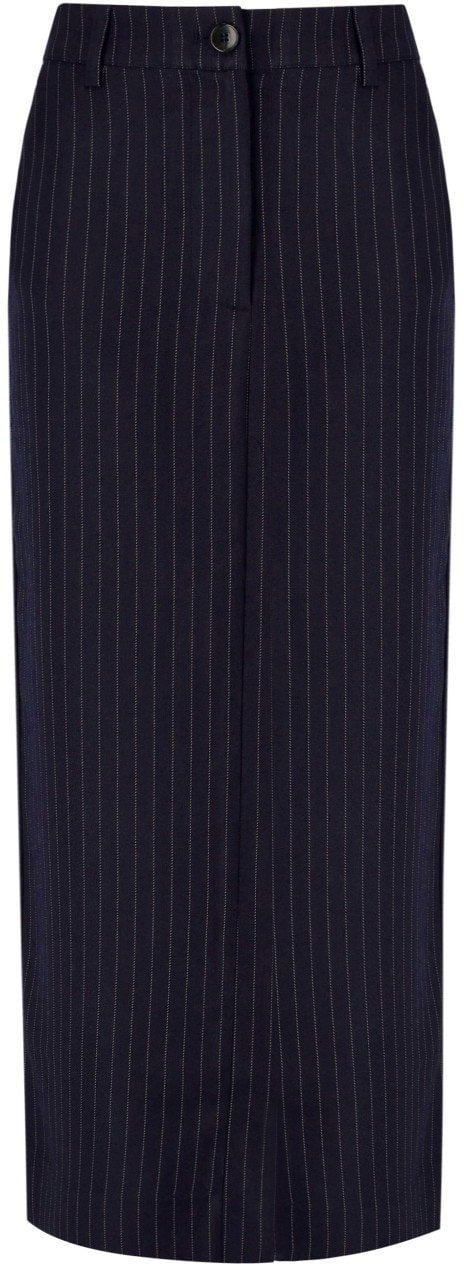 Essentiel Antwerp ESSENTIEL ANTWERP GLOSSARY NAVY MIDI SKIRT Blauw