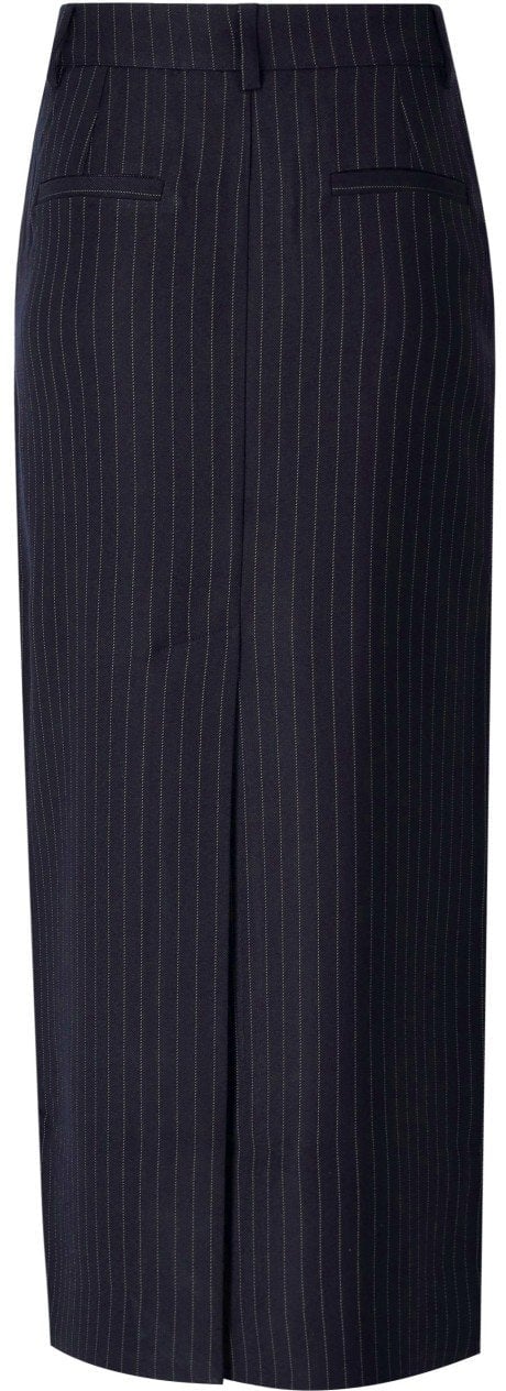 Essentiel Antwerp ESSENTIEL ANTWERP GLOSSARY NAVY MIDI SKIRT Blauw