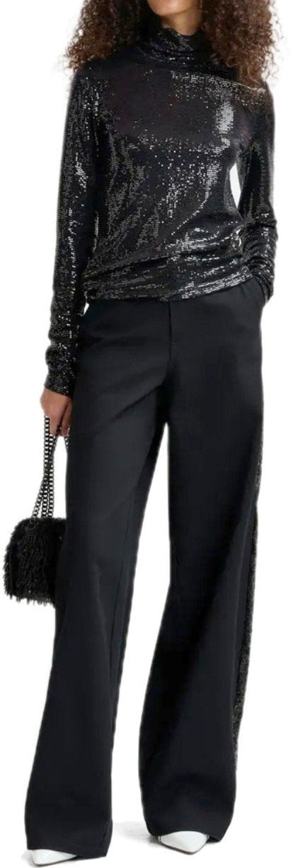 Essentiel Antwerp ESSENTIEL ANTWERP GORROR WIDE LEG PANTS Zwart