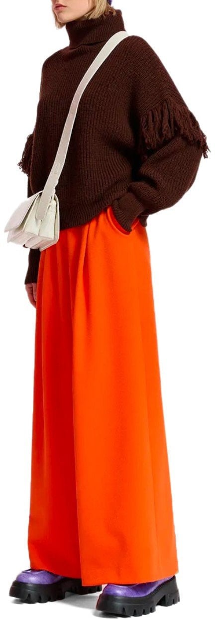 Essentiel Antwerp ESSENTIEL ANTWERP EMPLOYEE WIDE LEG PANTS Oranje