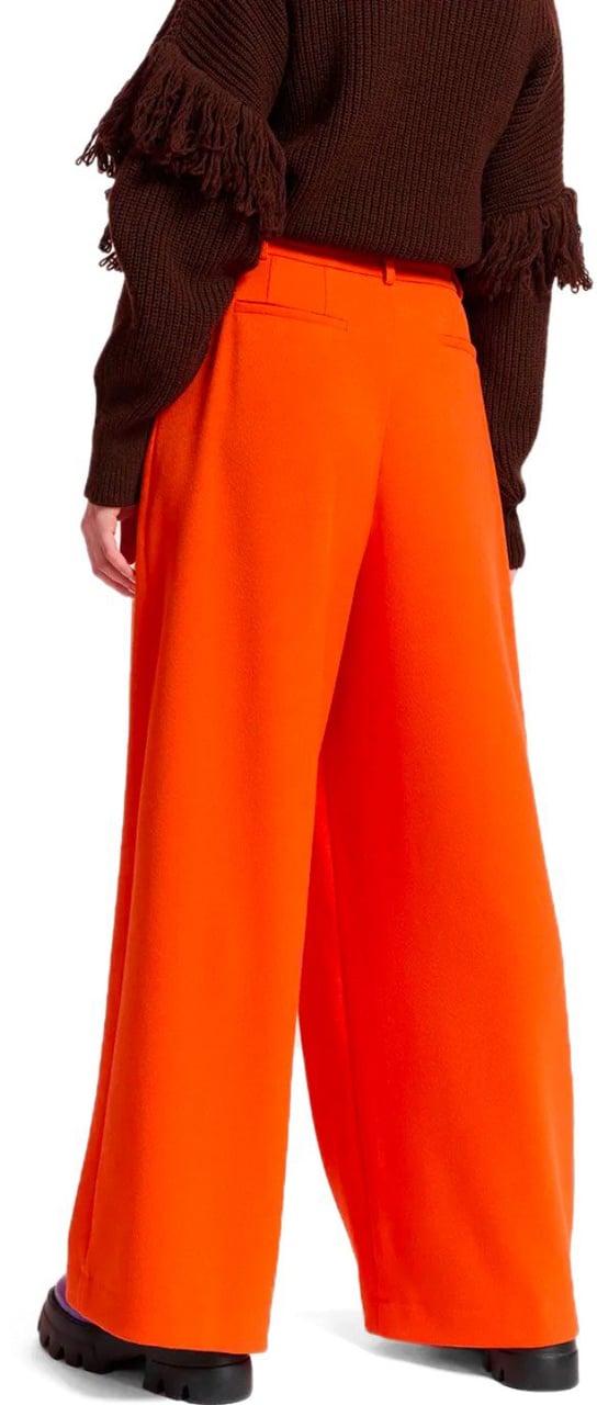 Essentiel Antwerp ESSENTIEL ANTWERP EMPLOYEE WIDE LEG PANTS Oranje