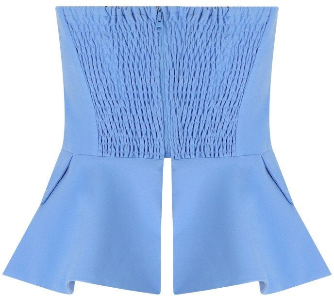 Essentiel Antwerp ESSENTIEL ANTWERP FAITH LIGHT BLUE TOP Lichtblauw