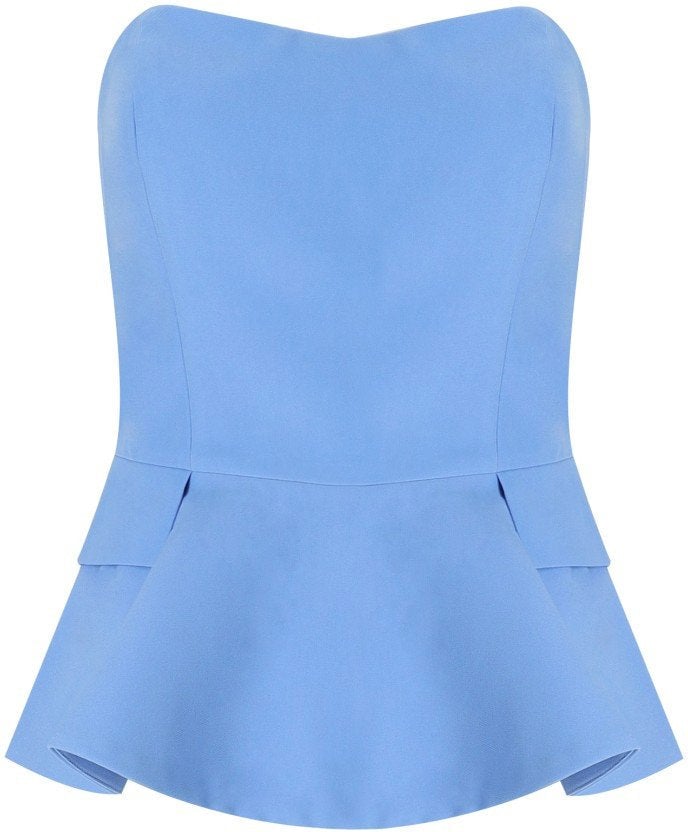 Essentiel Antwerp ESSENTIEL ANTWERP FAITH LIGHT BLUE TOP Lichtblauw