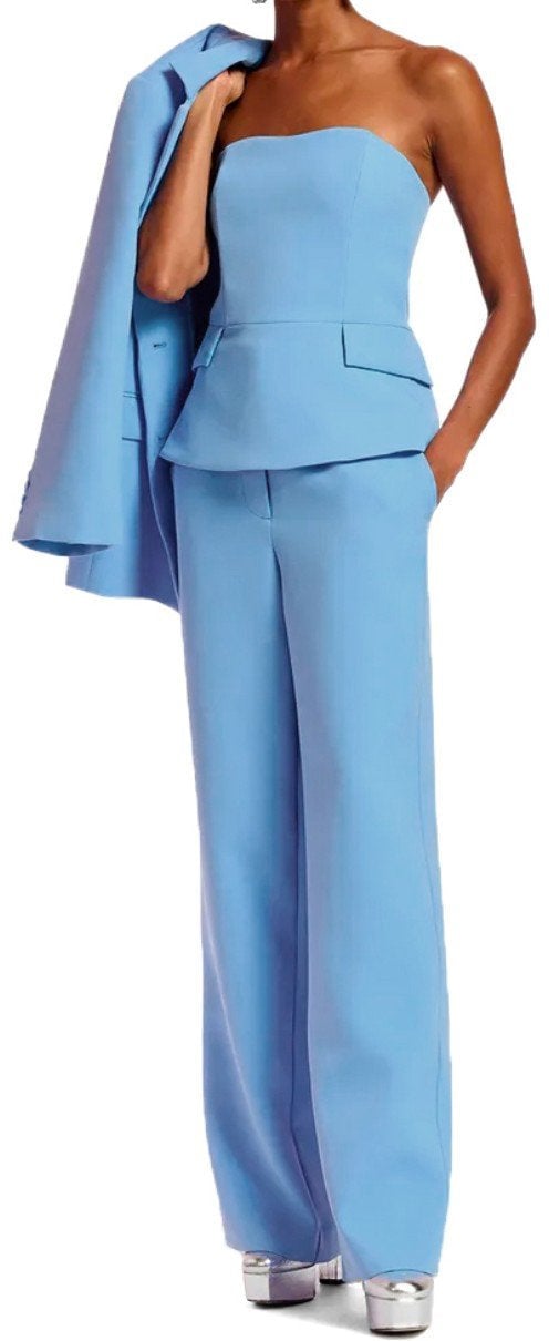 Essentiel Antwerp ESSENTIEL ANTWERP FAITH LIGHT BLUE TOP Lichtblauw