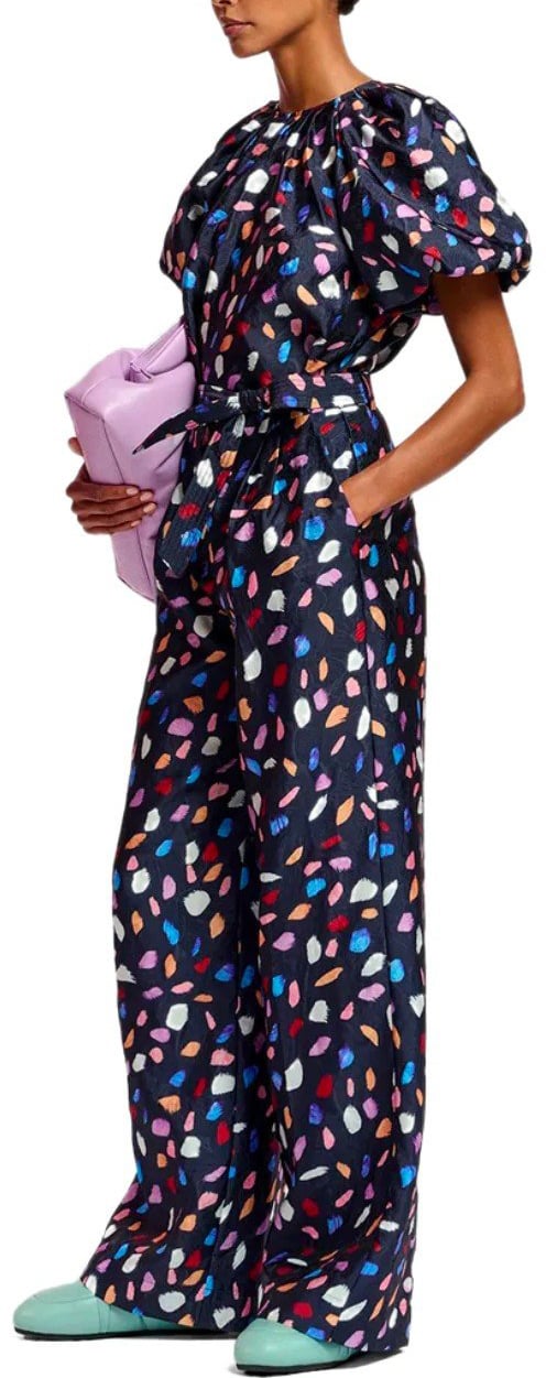 Essentiel Antwerp ESSENTIEL ANTWERP FRANKRIJK NAVY WIDE LEG PANTS Blauw