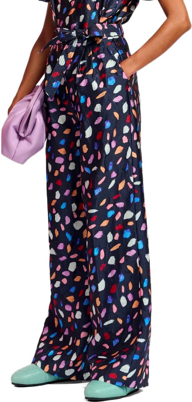 Essentiel Antwerp ESSENTIEL ANTWERP FRANKRIJK NAVY WIDE LEG PANTS Blauw