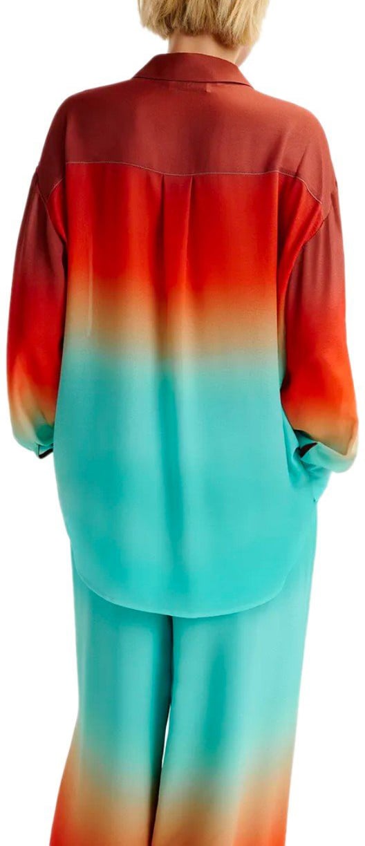 Essentiel Antwerp ESSENTIEL ANTWERP HEDEN TIE DYE SHIRT Oranje