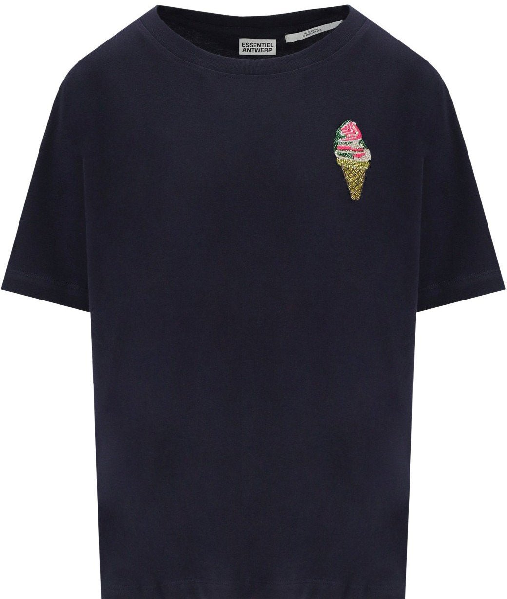 Essentiel Antwerp ESSENTIEL ANTWERP HICECREAM T-SHIRT Blauw