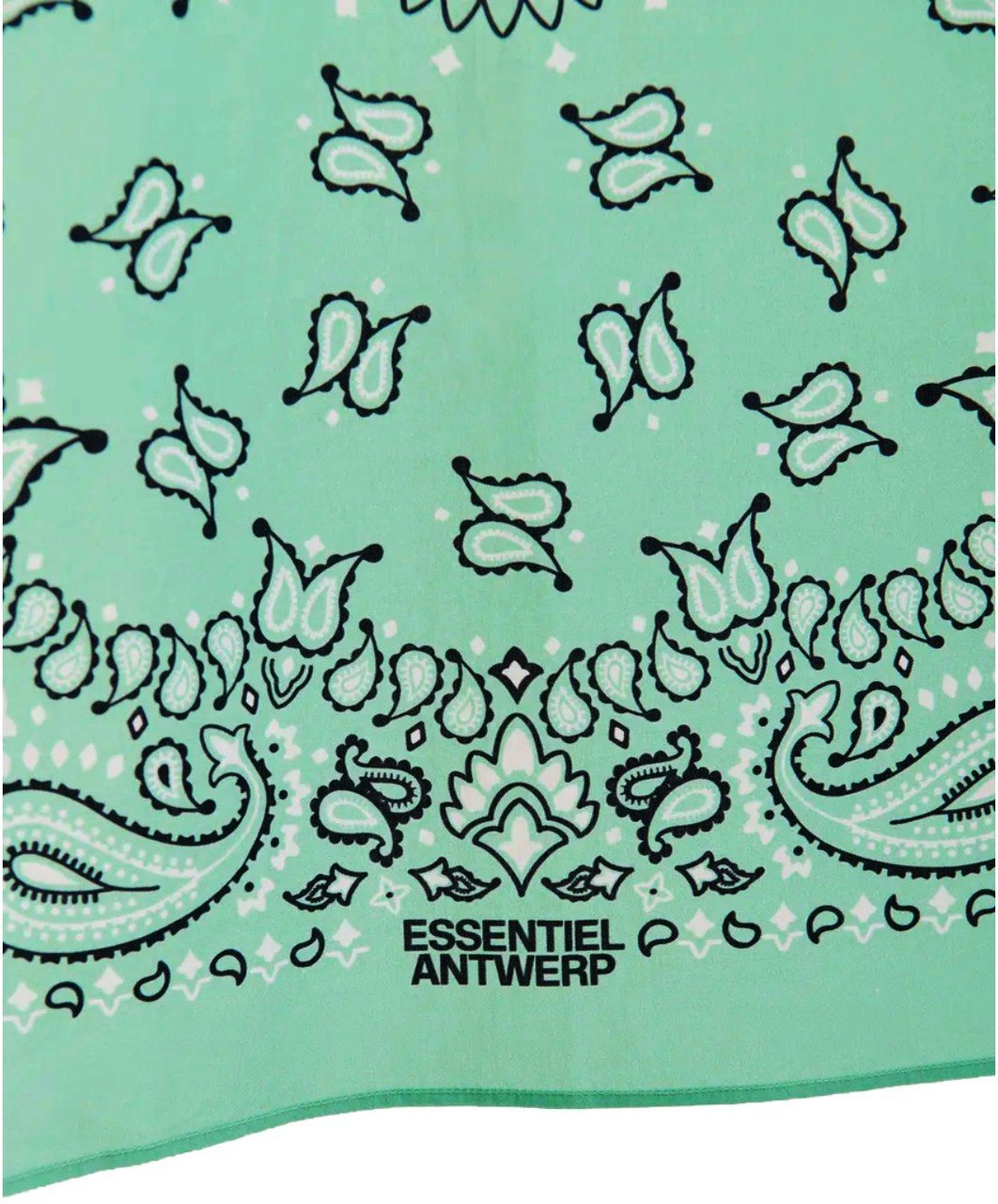 Essentiel Antwerp ESSENTIEL ANTWERP HANDANA ACQUA FOULARD SCARF Groen