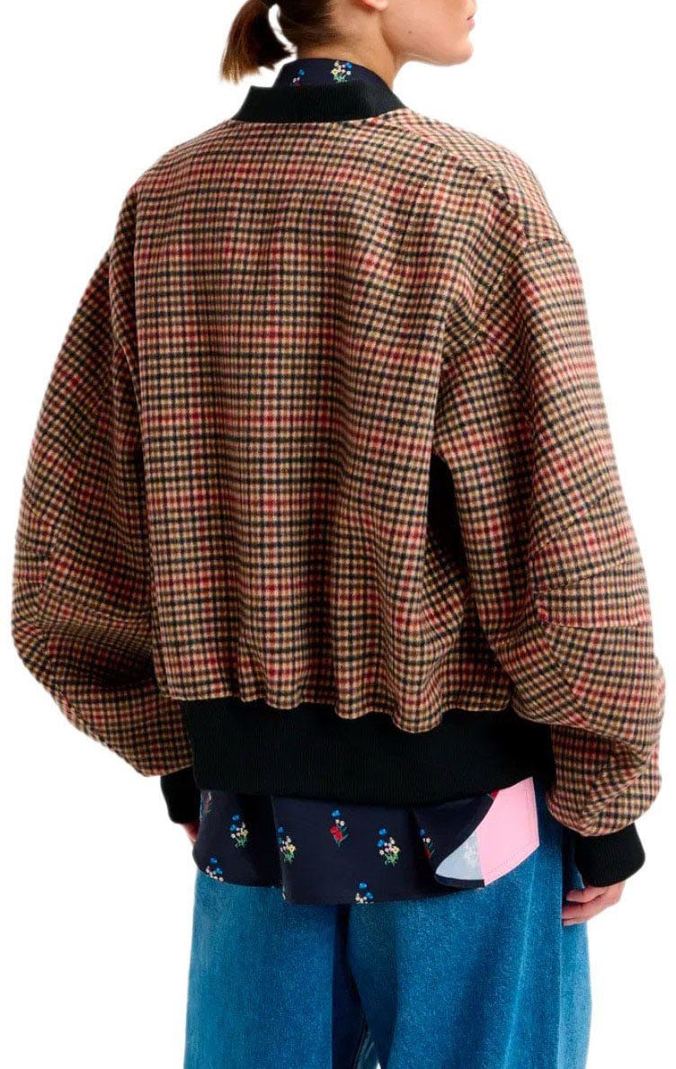 Essentiel Antwerp ESSENTIEL ANTWERPITI BROWN BOMBER JACKET Divers