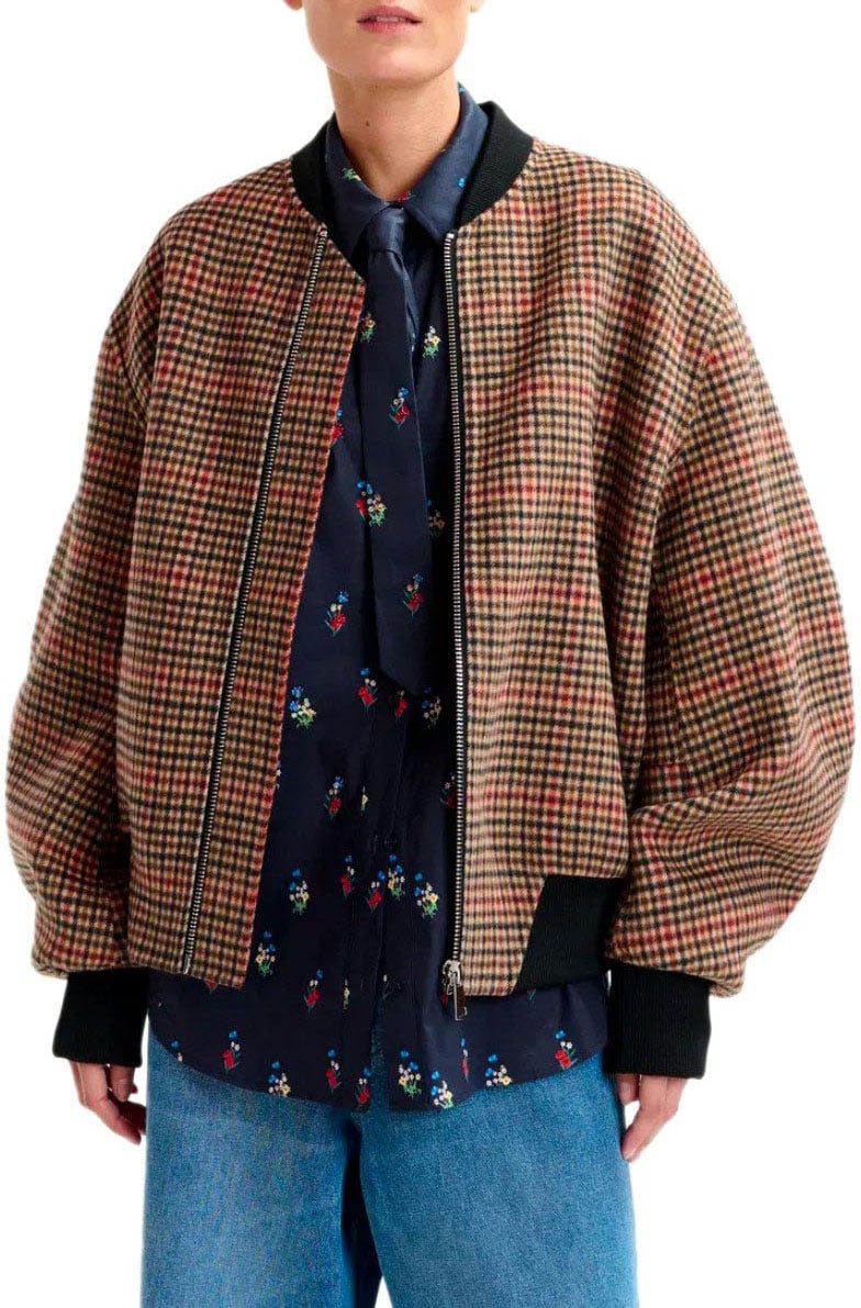 Essentiel Antwerp ESSENTIEL ANTWERPITI BROWN BOMBER JACKET Divers