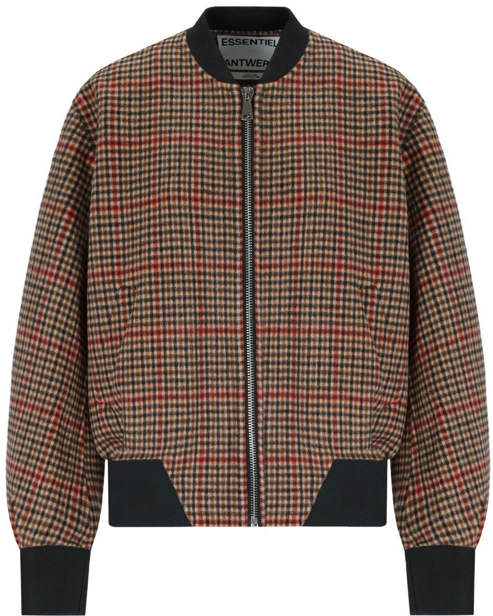 Essentiel Antwerp ESSENTIEL ANTWERPITI BROWN BOMBER JACKET Divers