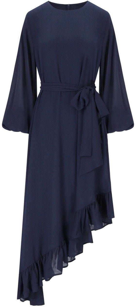 Essentiel Antwerp ESSENTIEL ANTWERP IFLOWER NAVY DRESS Blauw