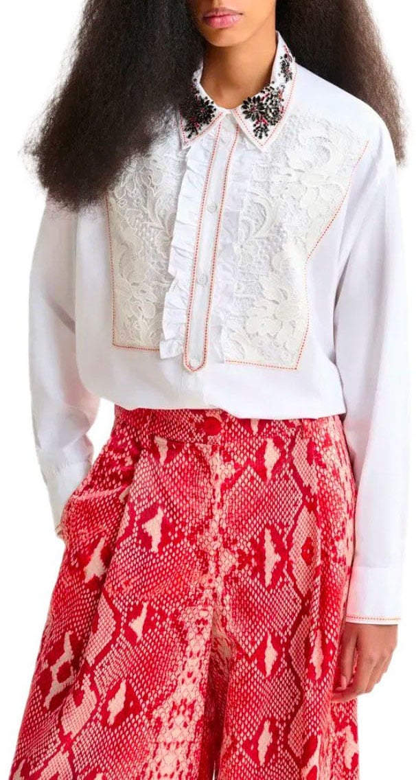 Essentiel Antwerp ESSENTIEL ANTWERP IOANNINA SHIRT Wit