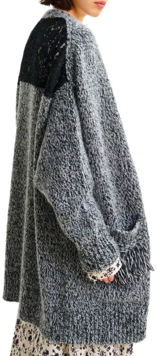 Essentiel Antwerp ESSENTIEL ANTWERP INLACE BLACK CARDIGAN Divers
