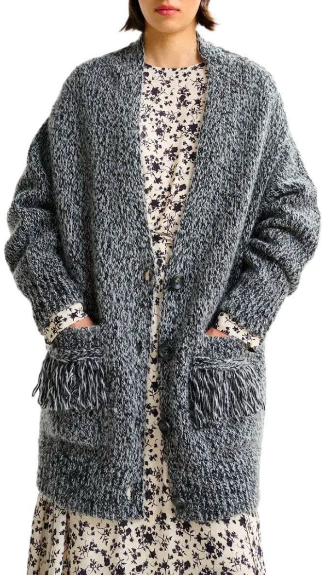 Essentiel Antwerp ESSENTIEL ANTWERP INLACE BLACK CARDIGAN Divers