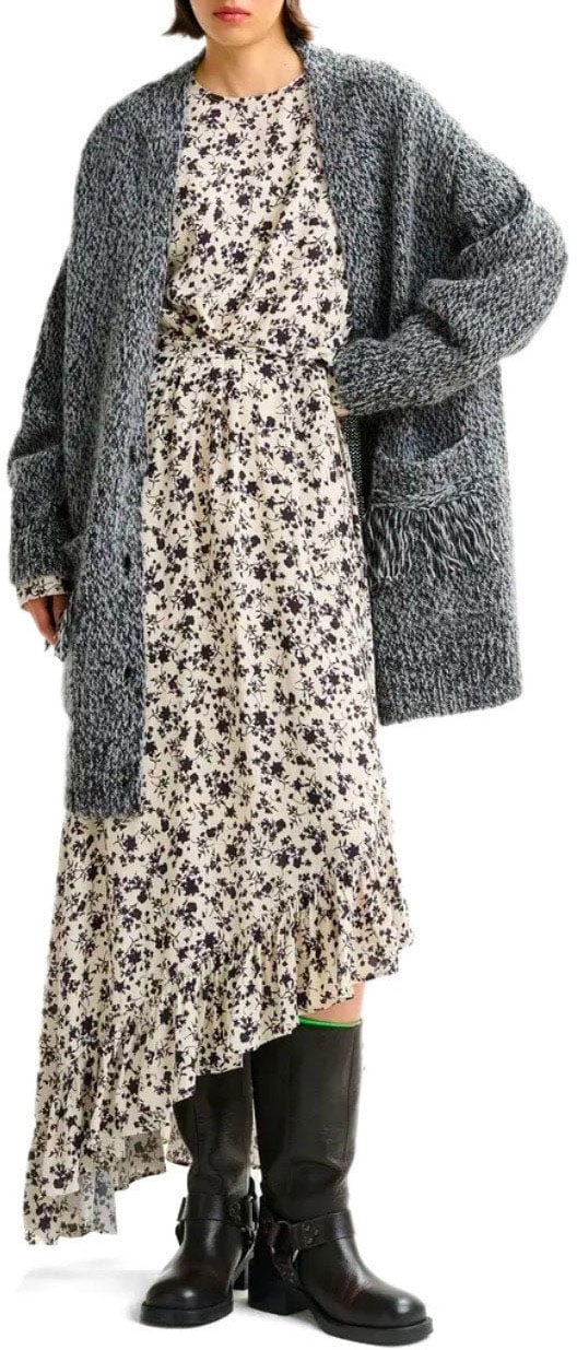Essentiel Antwerp ESSENTIEL ANTWERP INLACE BLACK CARDIGAN Divers