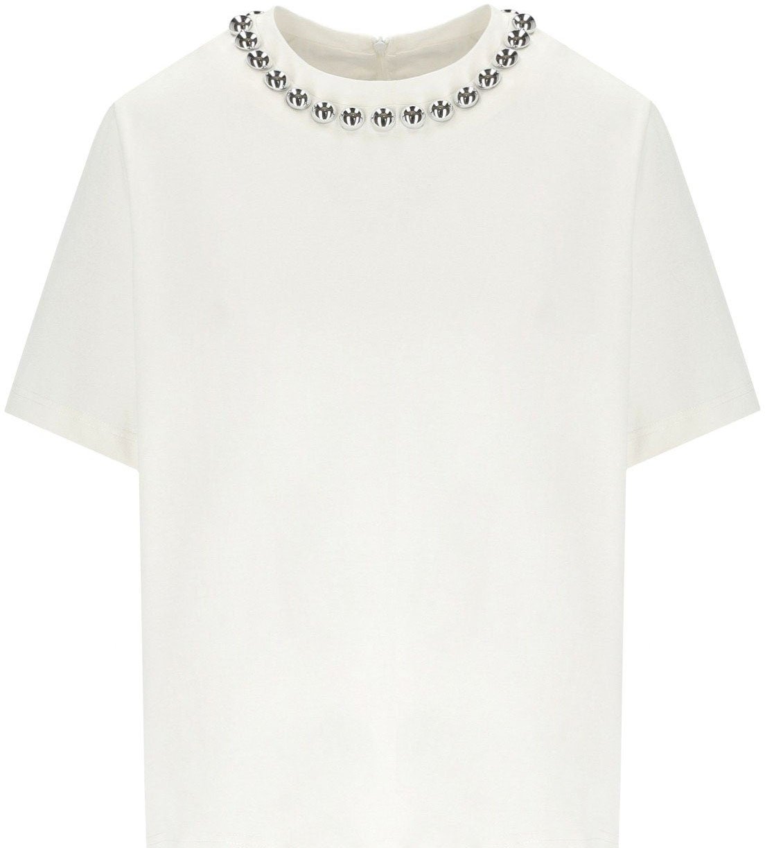 Essentiel Antwerp ESSENTIEL ANTWERP INTENSO IVORY T-SHIRT Wit