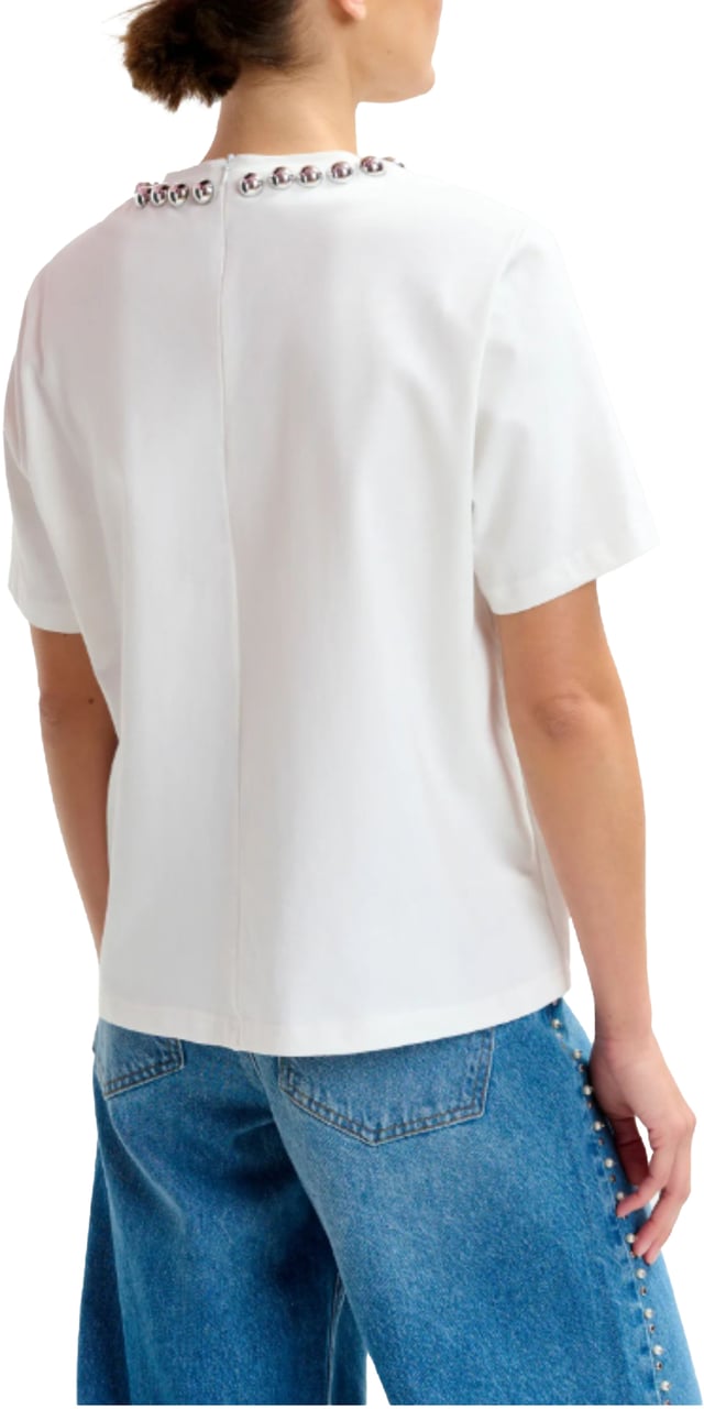 Essentiel Antwerp Essentiel Antwerp  T-shirts Off White Intenso Wit