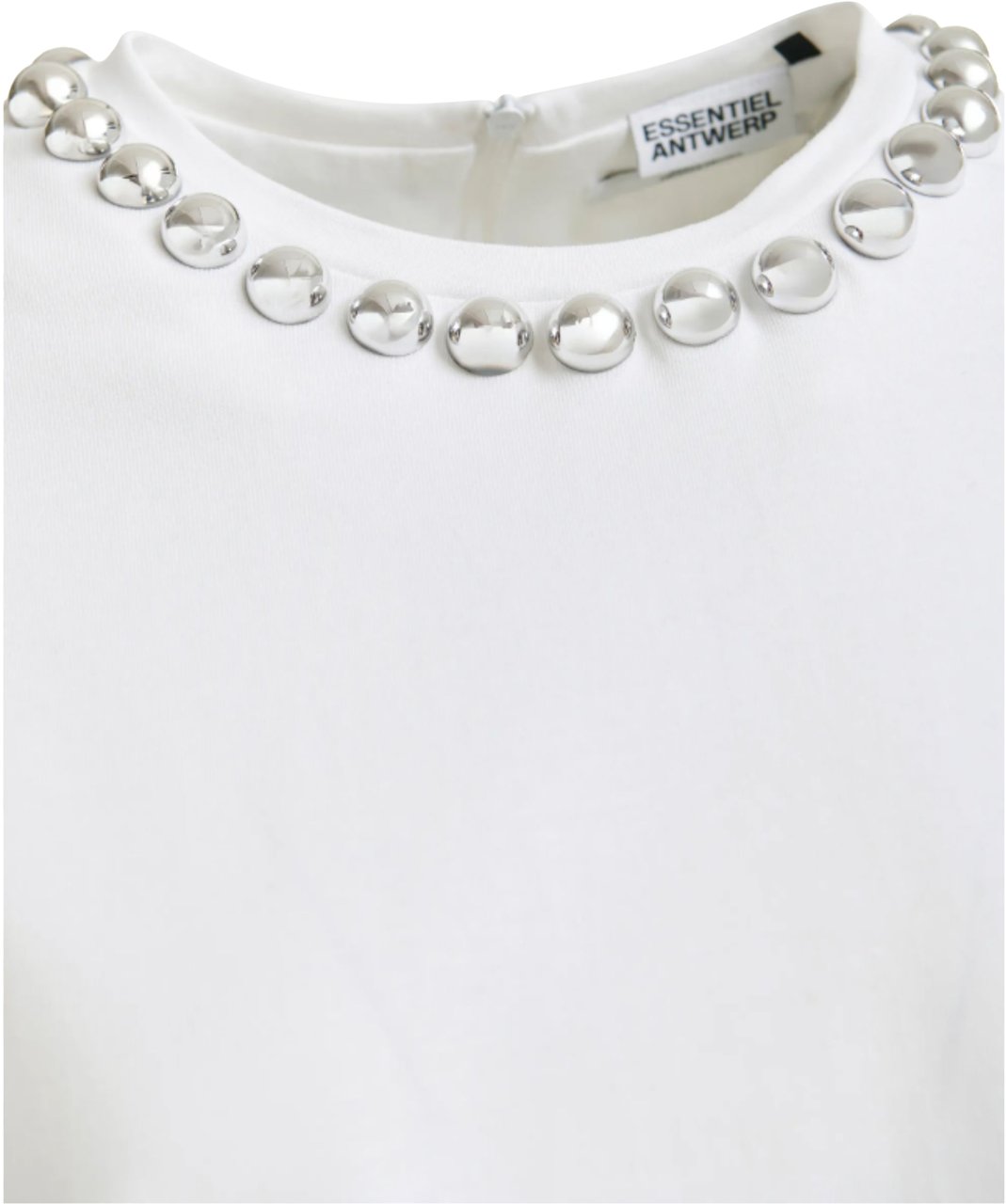 Essentiel Antwerp Essentiel Antwerp  T-shirts Off White Intenso Wit