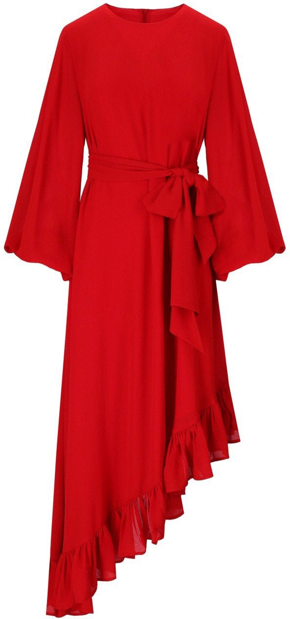 Essentiel Antwerp ESSENTIEL ANTWERP IFLOWER DRESS Rood
