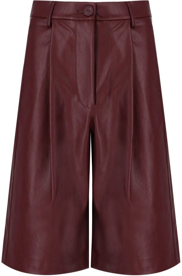 Essentiel Antwerp ESSENTIEL ANTWERP ITOP BURGUNDY BERMUDA SHORTS Rood