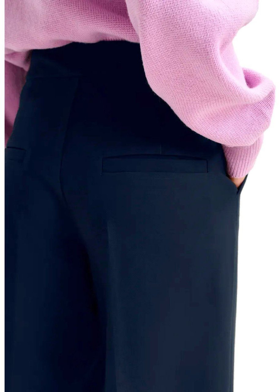 Essentiel Antwerp ESSENTIEL ANTWERP IMO NAVY CROPPED TROUSERS Blauw