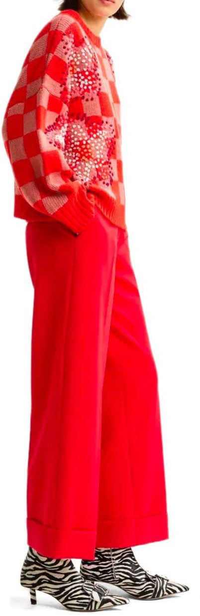 Essentiel Antwerp ESSENTIEL ANTWERP IMO CROPPED PANTS Rood