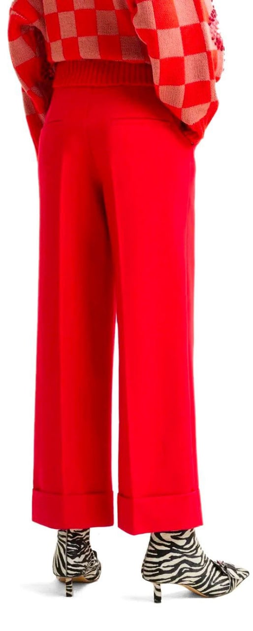 Essentiel Antwerp ESSENTIEL ANTWERP IMO CROPPED PANTS Rood
