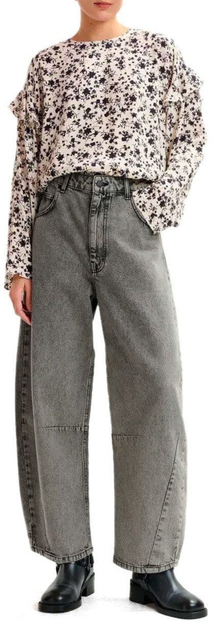 Essentiel Antwerp ESSENTIEL ANTWERP IMPRESSIVE GREY BALLOON JEANS Grijs